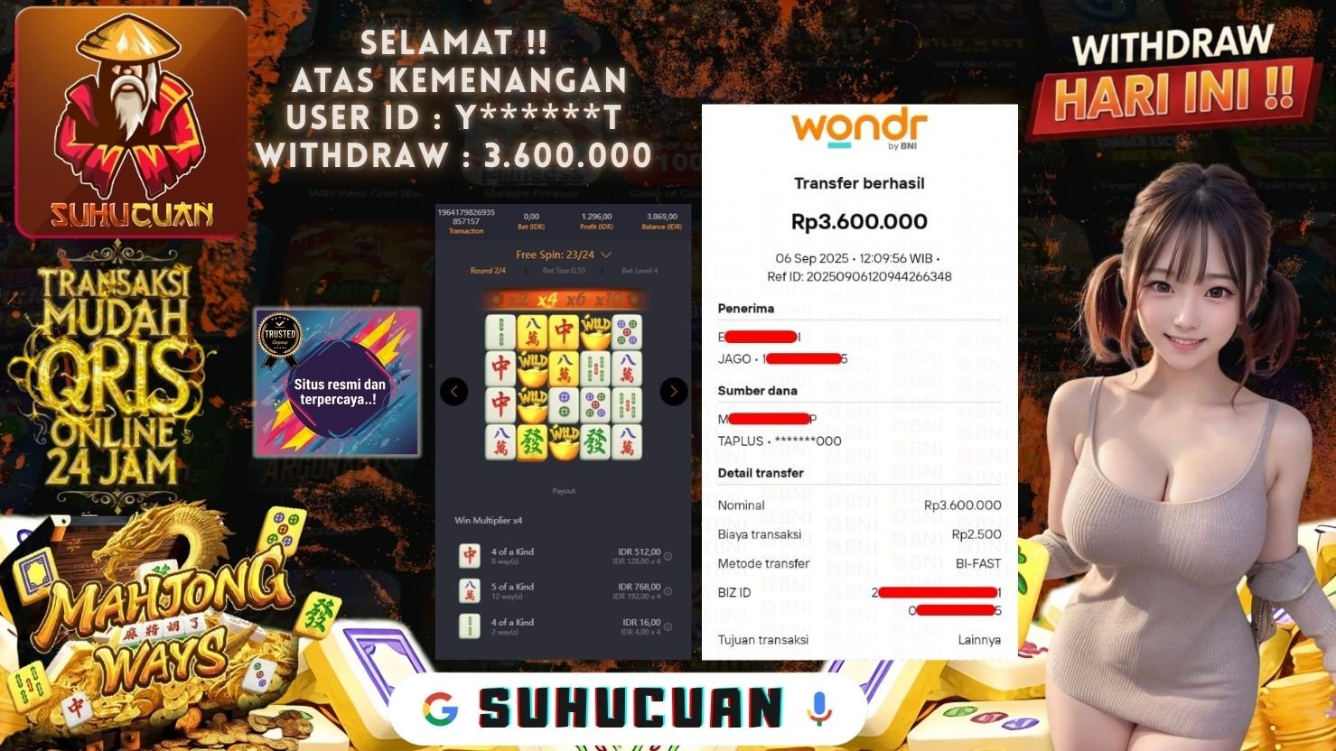 SUHUCUAN JACKPOT SLOT MAHJONG WAYS